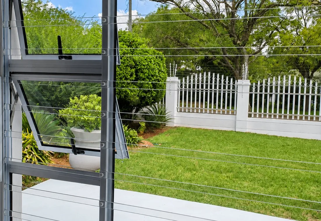 Clear Polycarbonate Burglar Bars installed by Vision Bars