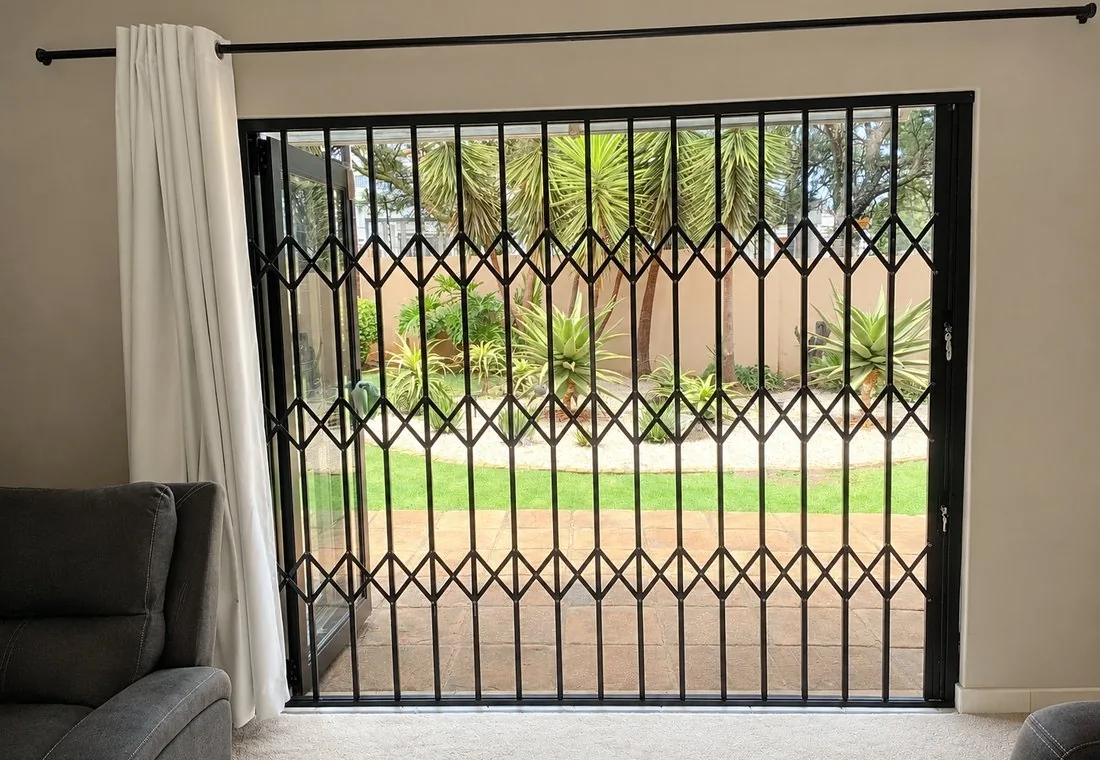 Expandable Steel Security Gates installed by Vision Bars